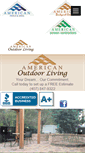 Mobile Screenshot of american-outdoorliving.com